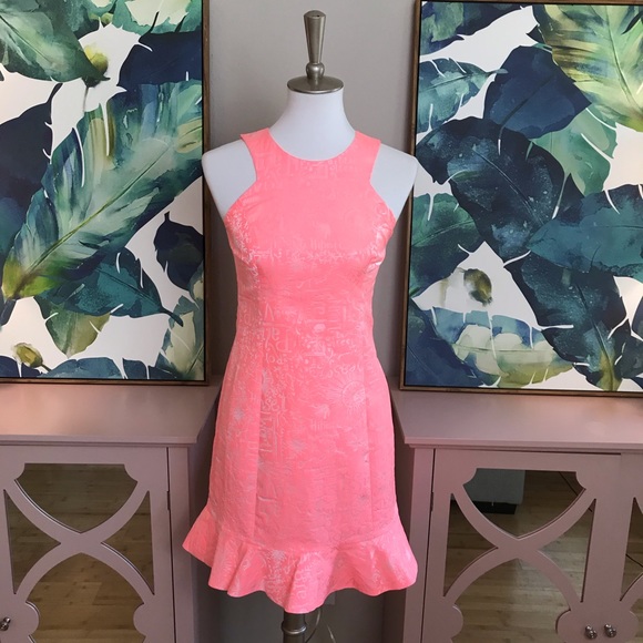 Lilly Pulitzer Peachy Pink Liana Dress 